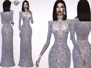 jomsims: Madine Glitter Dress