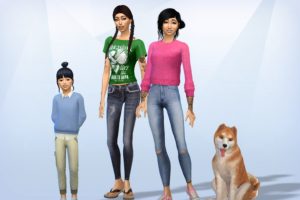 Familie Makamoto: Aoi, Miyu, Liberty und Suki (von links nach rechts)